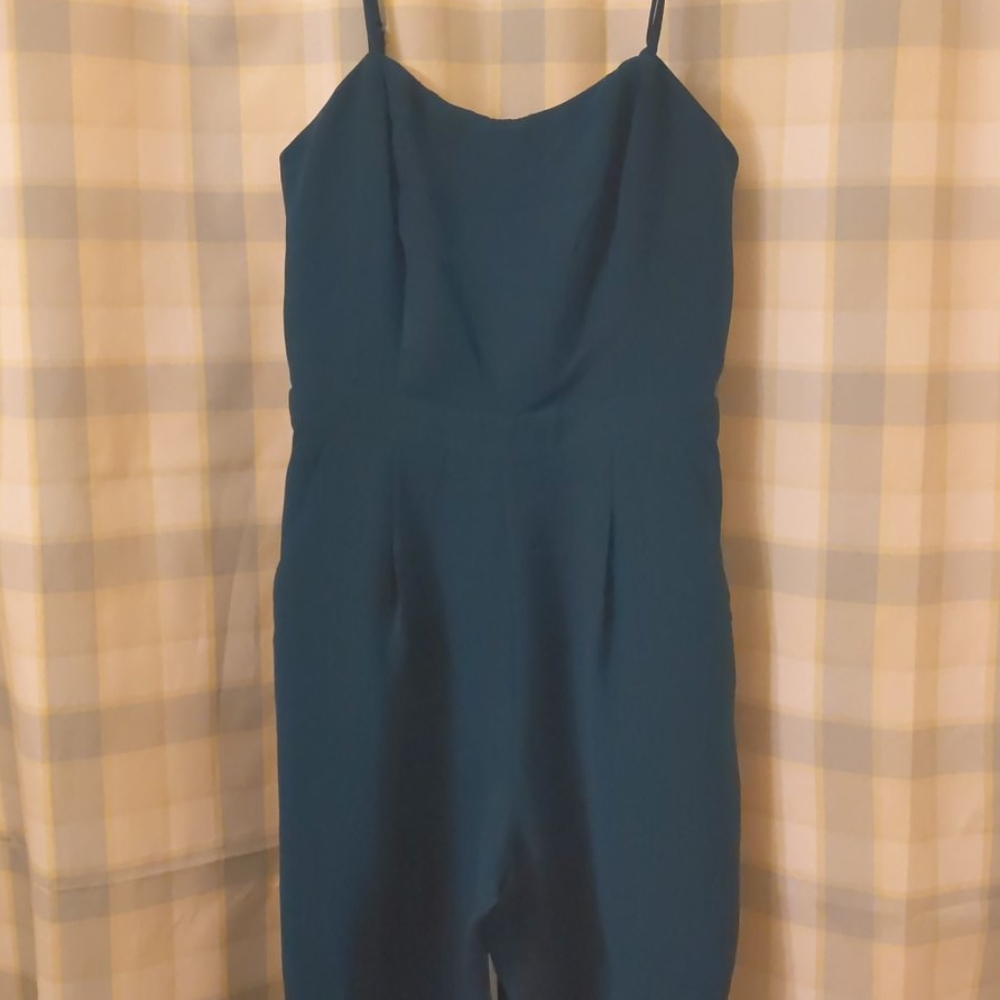 Emerald green jumpsuit